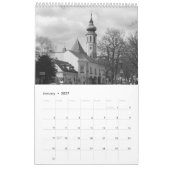 Wenen Oostenrijk zwart-wit Kalender (Jan 2027)
