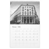 Wenen Oostenrijk zwart-wit Kalender (Feb 2026)