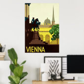 Wenen -  Oostenrijks reisbureau Poster (Thuiskantoor)