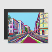 Wenen, Oostenrijkse Magnetische Kaart (Voorkant / Achterkant)