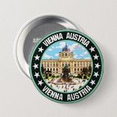 Wenen Ronde Button 7,6 Cm (Voorkant /achterkant)