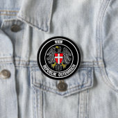 Wenen Ronde Emblem Button 7,6 Cm (In situ)