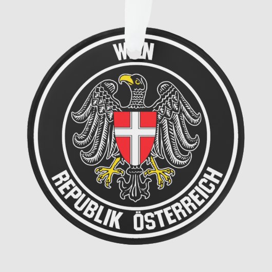 Wenen Ronde Emblem Ornament (voorkant)