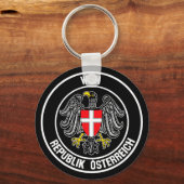 Wenen Ronde Emblem Sleutelhanger (Voorkant)