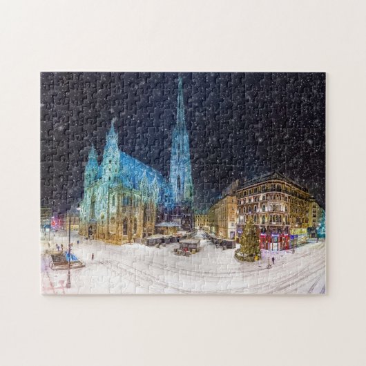 Wenen Sint Stephan's Cathedraal Legpuzzel (Horizontaal)