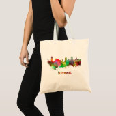 Wenen skyline in waterverf tote bag (Voorkant (product))