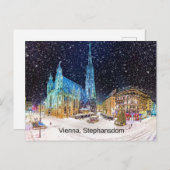 Wenen, St. Stephen's Cathedral, Briefkaart (Voorkant / Achterkant)