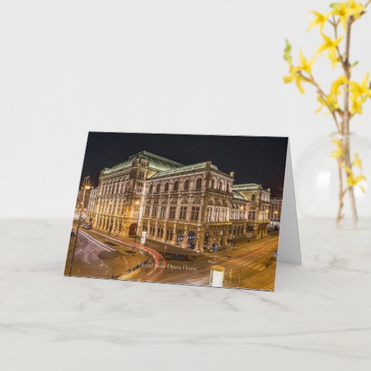 Wenen State Opera House Kaart (Gele Bloem)