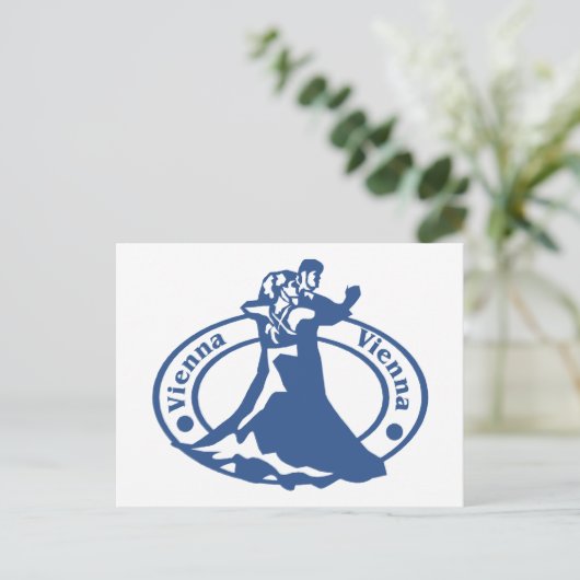 Wenen Stempel Briefkaart (Staand voorkant)