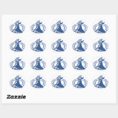 Wenen Stempel Ronde Sticker (Vel)