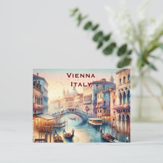 Wenen Toerismereizen Briefkaart (Staand voorkant)