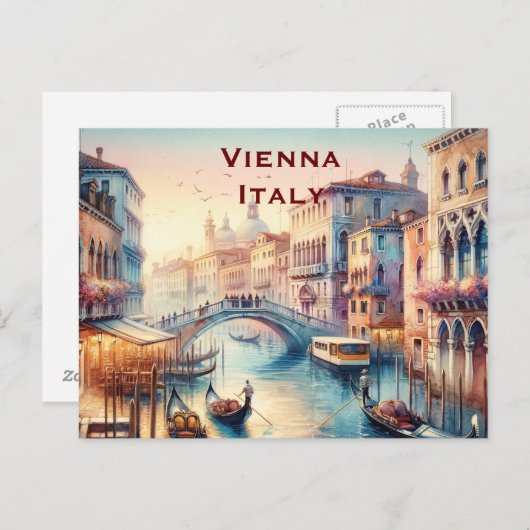 Wenen  Toerismereizen Briefkaart (Voorkant / Achterkant)