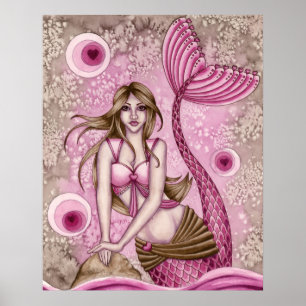 Wenen - Valentijnsdag Mermaid Poster