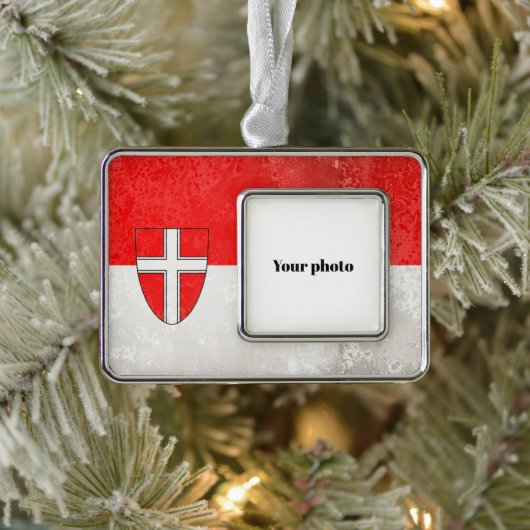 Wenen Verzilverd Omlijst Ornament (Boom)