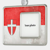 Wenen Verzilverd Omlijst Ornament (Links)