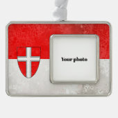 Wenen Verzilverd Omlijst Ornament (Voorkant)