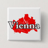 Wenen Vierkante Button 5,1 Cm (Voorkant)