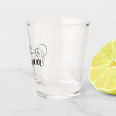 Wenen vlag in het hart, Oostenrijk, Weens Shot Glas (Rechts)