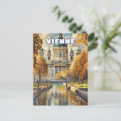 Wenen, waar koffie kunst is, passie briefkaart (Staand voorkant)