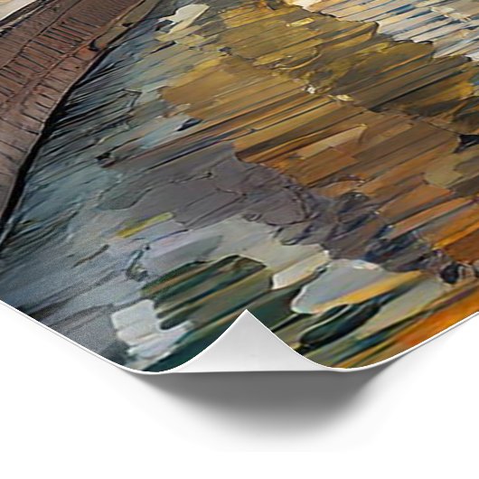 Wenen, waar koffie kunst is, passie perfect poster (Hoek)