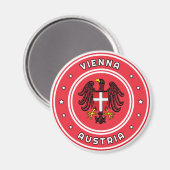 Wenen wapenstilstand, Oostenrijk Magneet (Voorkant / Achterkant)