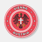 Wenen wapenstilstand, Oostenrijk Magneet (Voorkant)