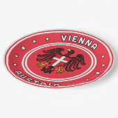 Wenen wapenstilstand, Oostenrijk Papieren Bordje (Gekanteld)