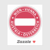 Wenen, Wenen, Oostenrijk Sticker (Vel)