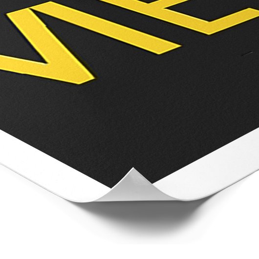 Wenen Wit Border Retro Travel Poster (Hoek)