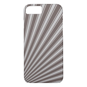 Wenge Funky Sun Rays Achtergrond Case-Mate iPhone Case