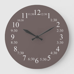 Wenge Top gekleurd Grote Klok