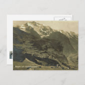 Wengen en de Lauterbrunnental Briefkaart (Voorkant / Achterkant)
