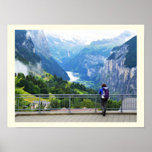 Wengen in Zwitserland Poster