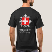 Wengen Swiss Apres-Ski Instructor T-shirt (Achterkant)