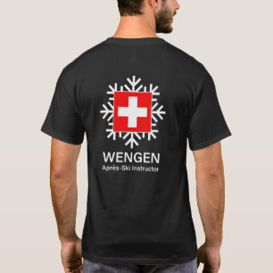 Wengen Swiss Apres-Ski Instructor T-shirt