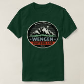Wengen Zwitserland 2 T-shirt (Design voorkant)
