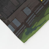 Wengen Zwitserland Travel Art Vintage Fleece Deken (Hoek)