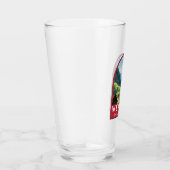 Wengen Zwitserland Travel Art Vintage Glas (Rechts)