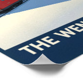 Wengen, Zwitserland: Vintage Travel Poster uit de  (Hoek)