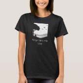 Weniger Lärm, mehr Leben – Minimalistisches T-Shir T-shirt (Voorkant)