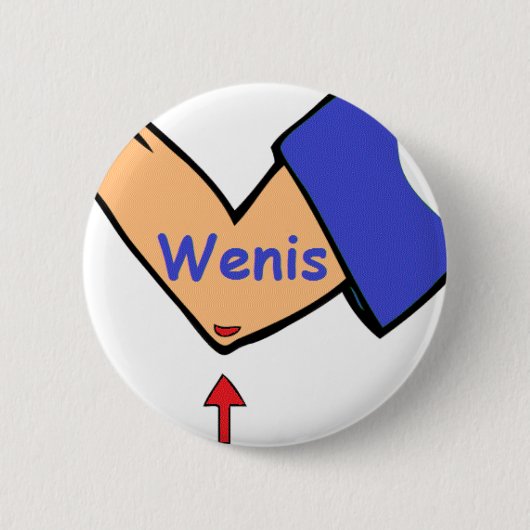 wenis ronde button 5,7 cm (Voorkant)