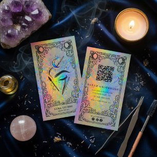 Wenkbrauw Artiest   Holografische Schoonheidssalon Visitekaartje