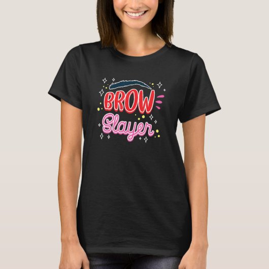 Wenkbrauw Artiest T-shirt (Voorkant)