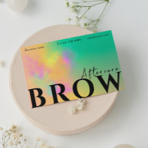 Wenkbrauw na zorginstructies Abstracte Waterverf