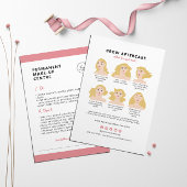 Wenkbrauw permanente make-up nazorg instructies visitekaartje