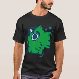 wenkbrauw vis t-shirt