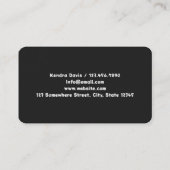 Wenkbrauw wenkbrauwen visitekaartje (Achterkant)