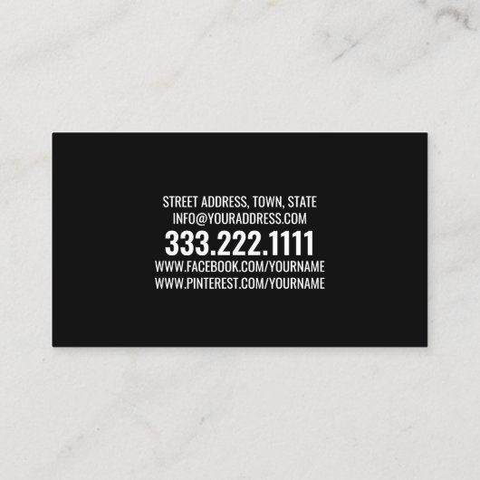 Wenkbrauwen Nazorg permanent wenkbrauwpatroon Visitekaartje (Achterkant)