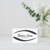 Wenkbrauwen Nazorg Permanente Wenkbrauw Eenvoudige Visitekaartje (Staand voorkant)