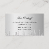 Wenkbrauwen wenkbrauw salon microblading visitekaartje (Achterkant)